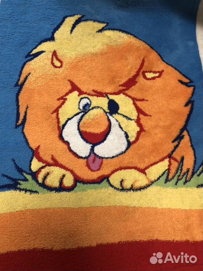 Ковер в детскую с длинным ворсом