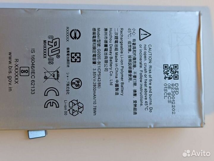 Аккумулятор для pixel 4 и 4xl, 2, 2xl,3 и 3xl