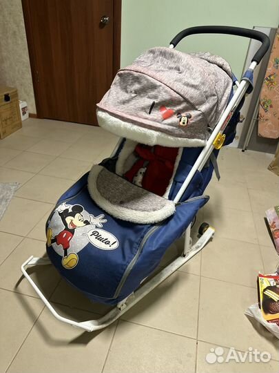 Коляска санки