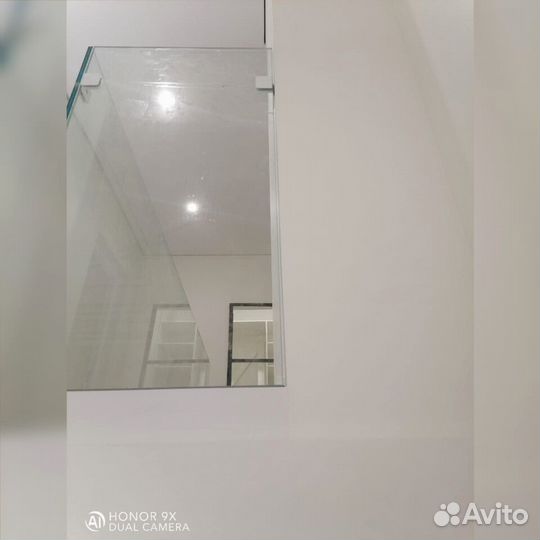 Стеклянные перила для лестниц