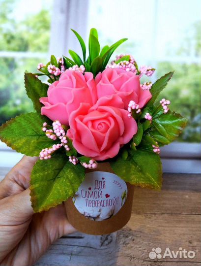 Букеты из мыла ручной работы