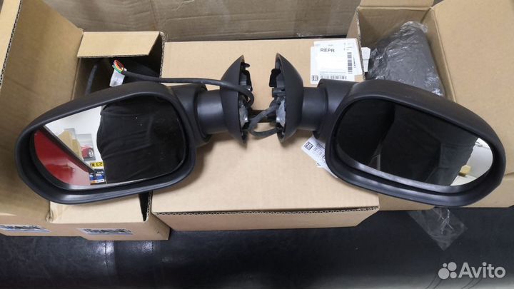 Зеркало малое электрическое renault logan (05-14)