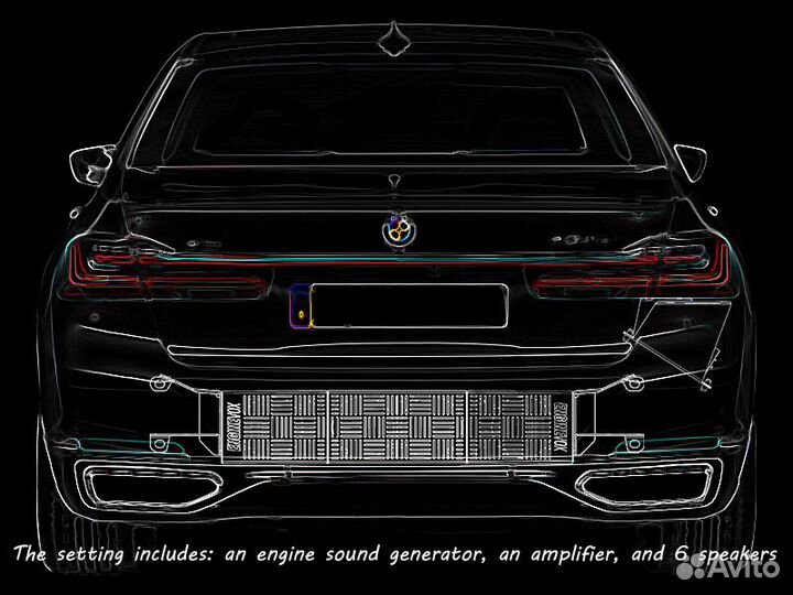 Активный выхлоп EngineVox бмв 7