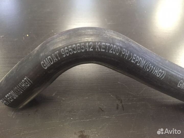 Патрубок радиатора Aveo нижний дв. 1,2