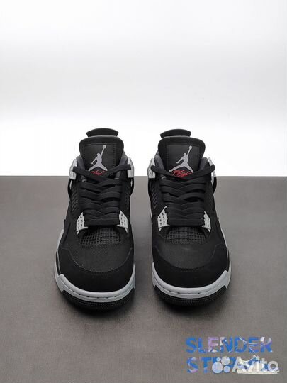 Кроссовки Air Jordan 4 Retro SE Black Canvas