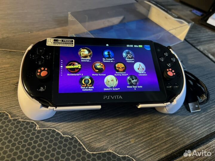 Sony PS Vita Slim Black 128gb 7500 игр (комплект)