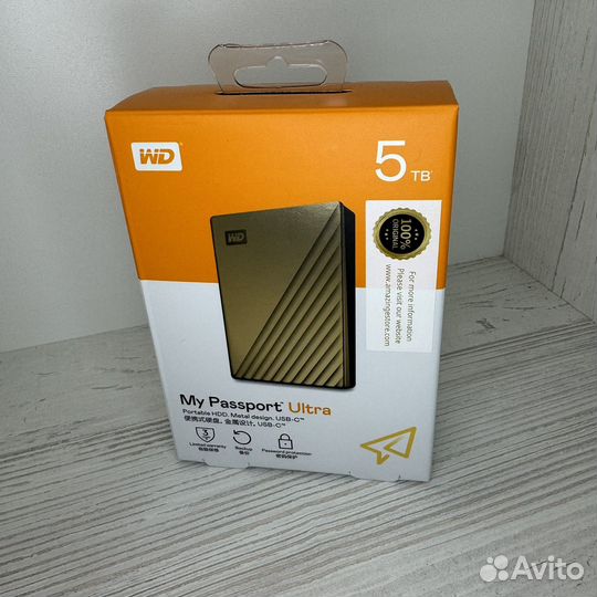 Внешний диск WD My Passport Ultra 5TB USB-C