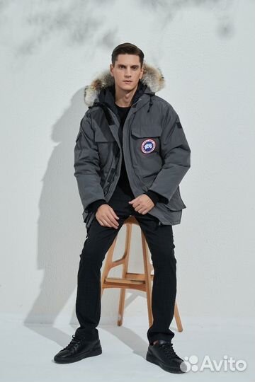 Зимняя куртка canada goose Graphite Gray