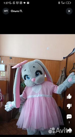 Ростовая кукла зайка 