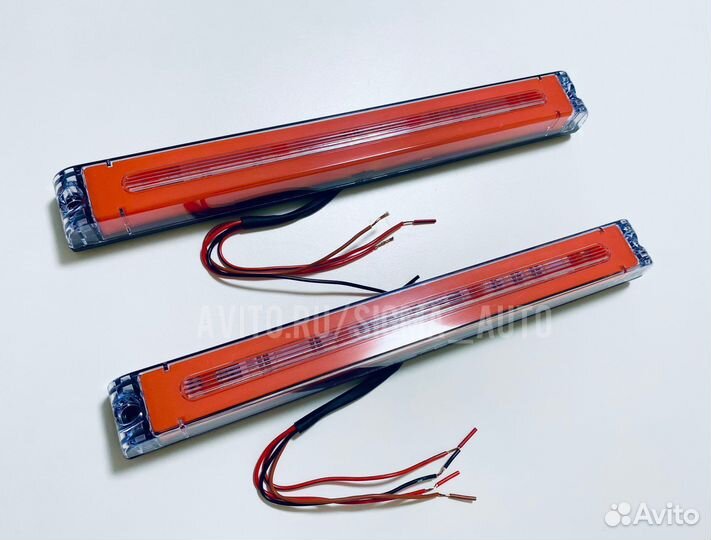 Диодные неоновые фонари LED на прицепы 12-24В