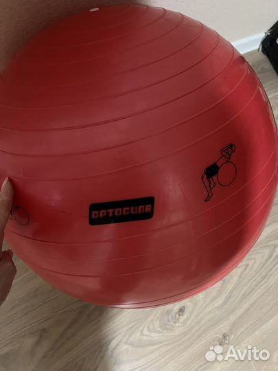 Мяч фитбол с насосом