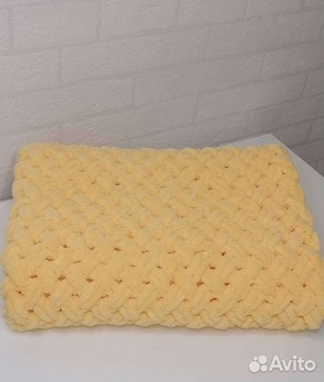 Плед детский плюшевый из Ализе пуффи 80*80