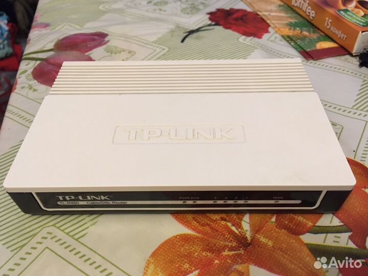 Маршрутизатор проводной TP-Link TL-R460 4*10/100+1