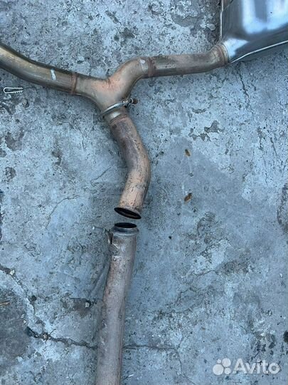 Глушитель в сборе Mercedes C205 W205