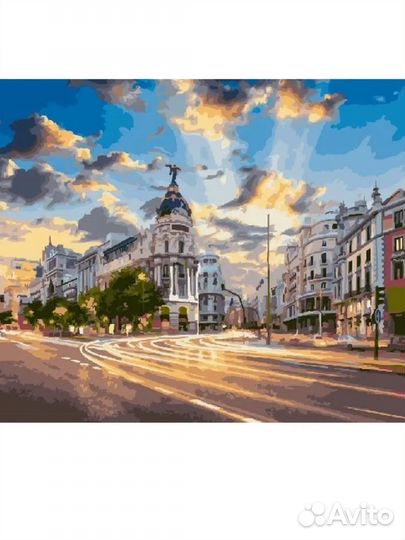 Картина по номерам на подрамнике 40*50 с красками