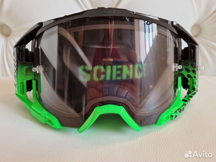 Маска кроссовая Leatt Velocity 6.5 Neon Light Lime