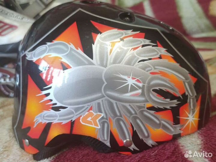 Ролики раздвижные Vectra max fit р.37-40 + шлем