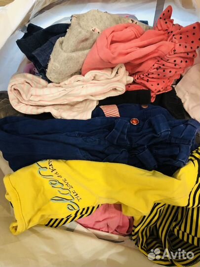 Вещи пакетом на девочку 80 92