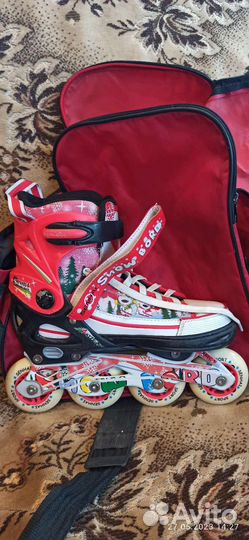 Раздвижные коньки роликовые 36-40