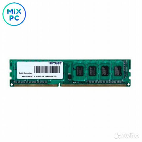 Модуль памяти DDR3 4GB 1333MHz Patriot PSD34G13338