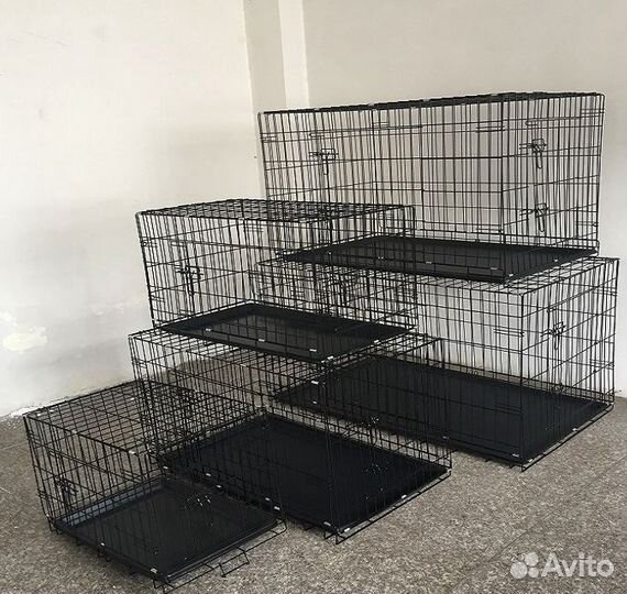 Клетка для собак 1 и 2 двери и кошек все размеры