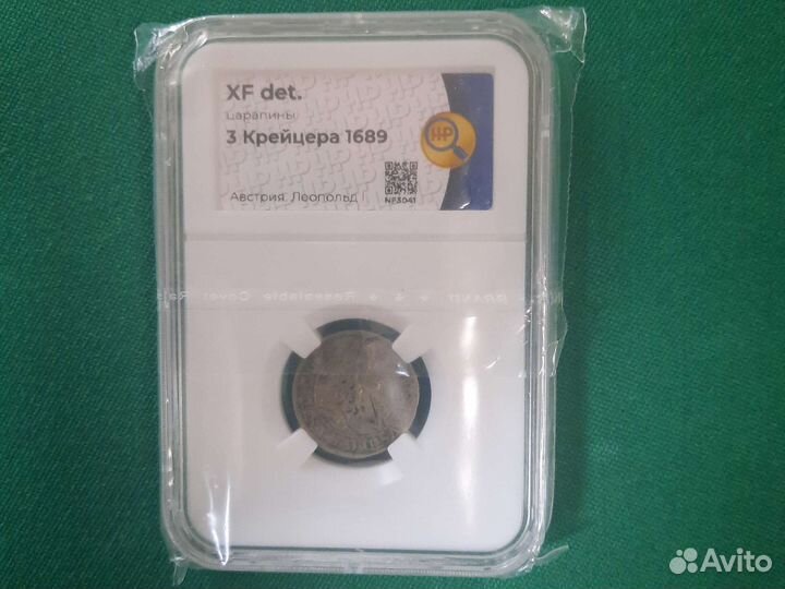 3 крейцера 1689 Австрия Леопольд