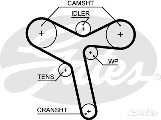 Ремень грм mitsubishi 6B31