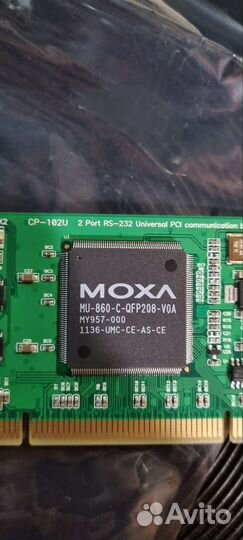 Плата мультипортовая Moxa CP 102u