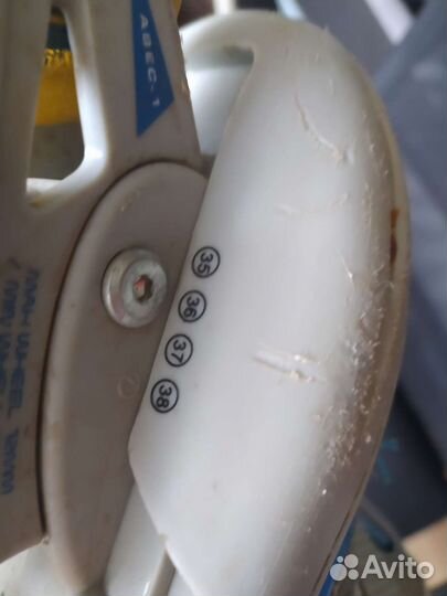 Ролики раздвижные размер 35-38 с сумкой