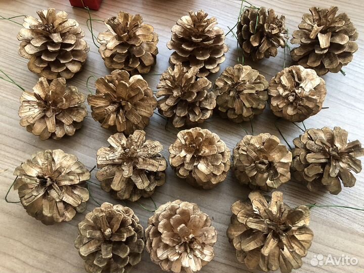 Шишки IKEA елочные сувенир декор