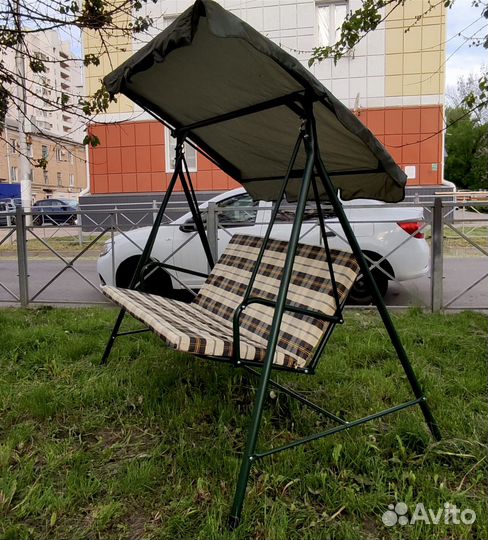 Садовые качели до 240кг габариты 167х149х95