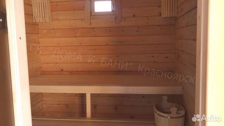 Баня каркасная