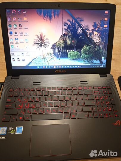 Игровой ноутбук asus ROG GL552 V