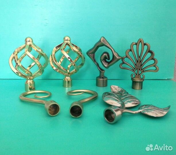 Декоративные, металлические наконечники