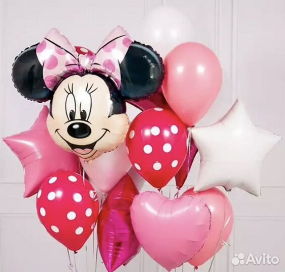 Набор воздушных шаров фольга Минни Маус
