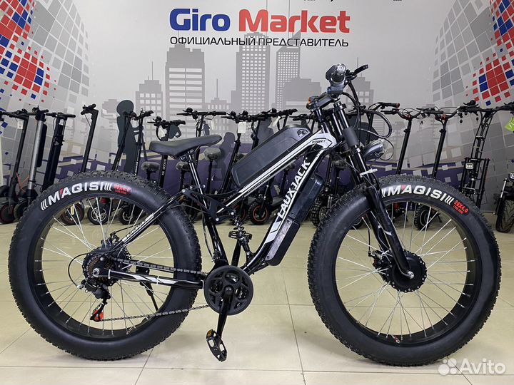 Электрофэтбайк Электровелосипед полноприводный