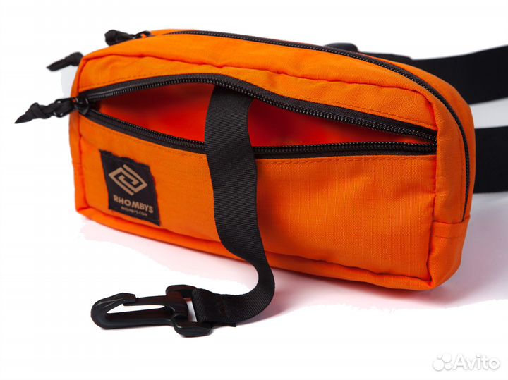 Поясная сумка оранжевая