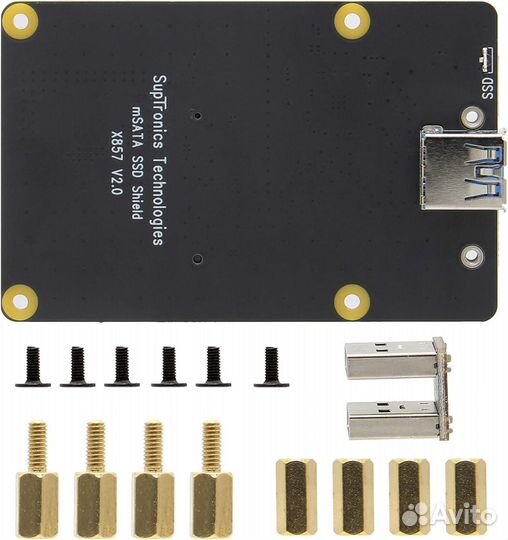 Плата расширения X857 msata SSD диска для Raspberr