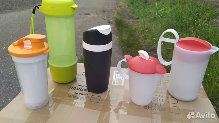 Термостакан, бутылка, шейкер Tupperware