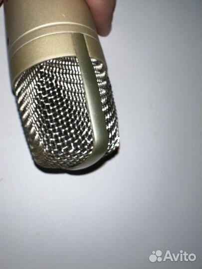 Behringer c1u+пантограф+pop-фильтр