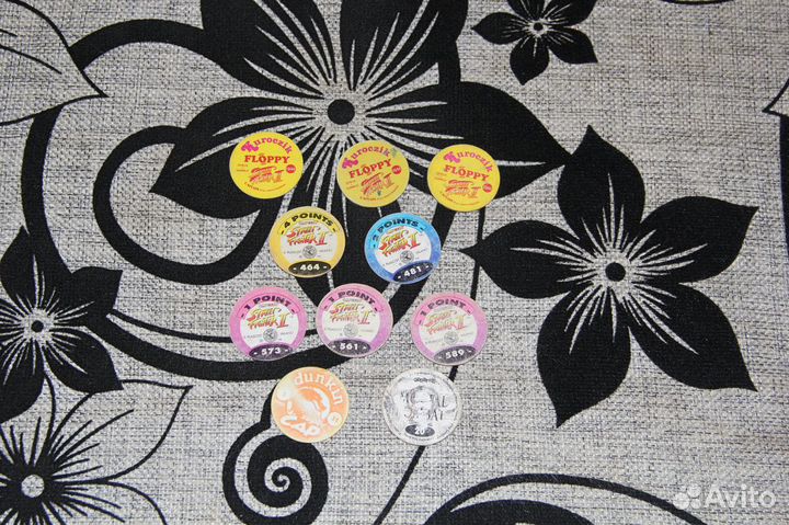 Фишки, сотки, кэпсы, Mortal Kombat, Черепашки POG