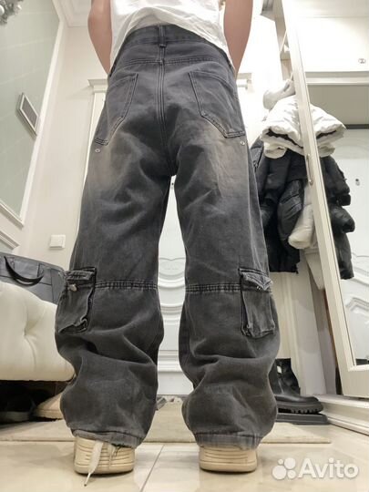 Cargo jeans balenciaga type