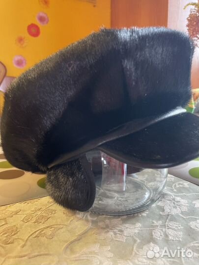 Меховая мужская кепка