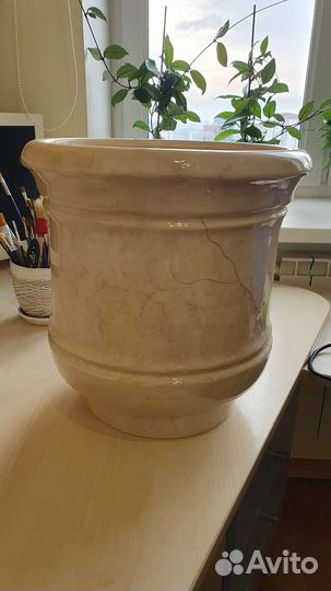 Керамические горшки для цветов бу