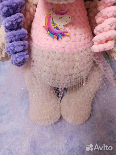 Единорожка радужная ручная работа