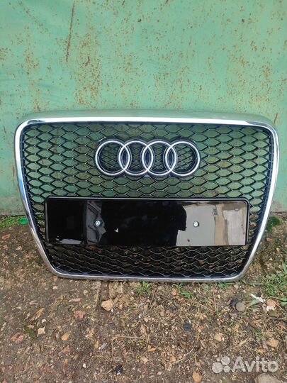Решетка радиатора Audi A6 C6 Рестайлинг