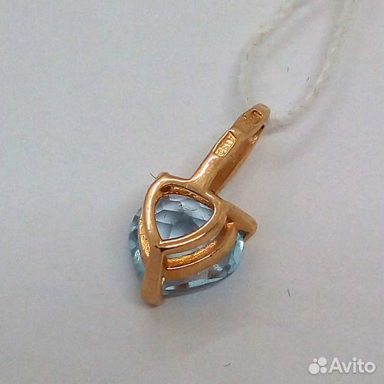 Подвес / 0,47г / Золото585 / топаз