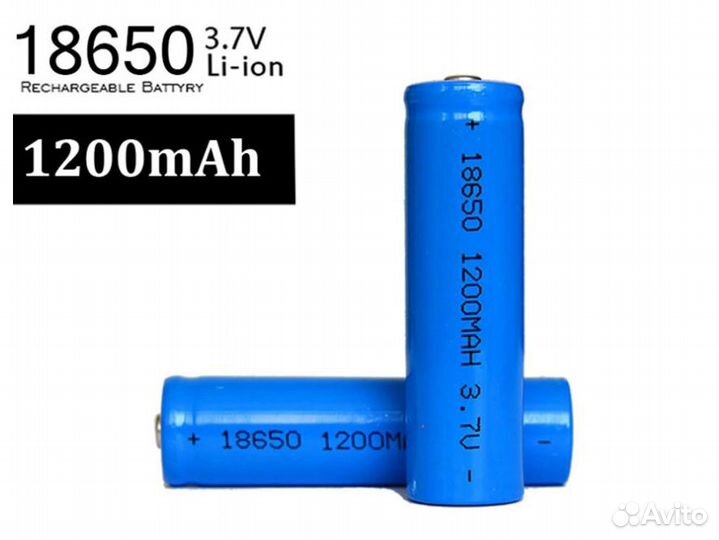 Аккумуляторы Li-ion Sharco 18650 3.7V 1200 мАч