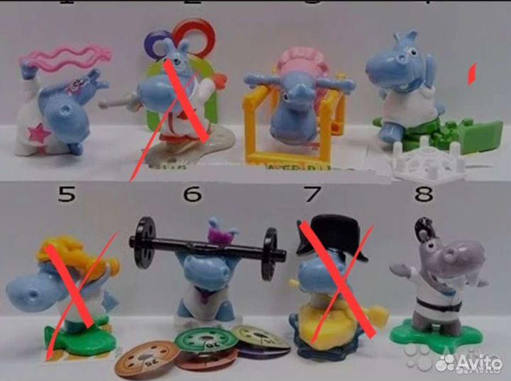 Киндер Семейство бегемотов