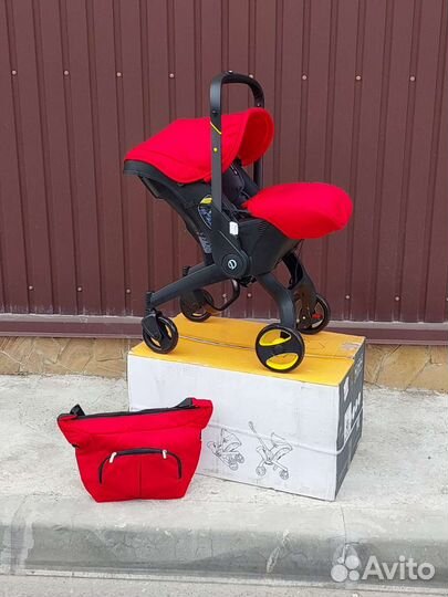 Автокресло коляска 4в1 Новая (Ярко красная)